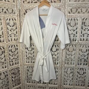 Vintage Sergio Valente Tie Front Robe Pockets Retro 70s USA Made Women’s SZ MED